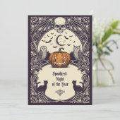 Invitation du parti d'horreur gothique (Debout devant)