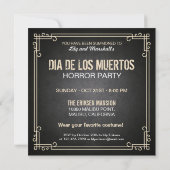 Invitation du parti Dia de los Muertos (Dos)
