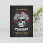 Invitation du parti Dia de los Muertos Halloween (Debout devant)