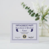 Invitation du parti d'opposition Trump (Debout devant)