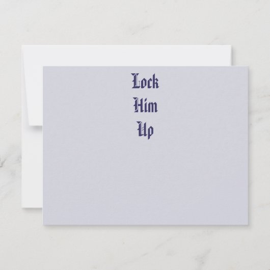 Invitation du parti d'opposition Trump (Dos)