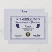 Invitation du parti d'opposition Trump (Devant / Derrière)
