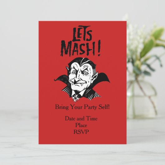 Invitation du parti Dracula (Debout devant)