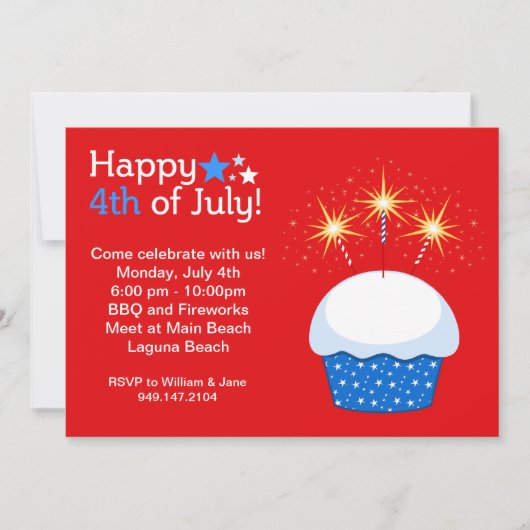 Invitation du Parti du 4 juillet (Devant)