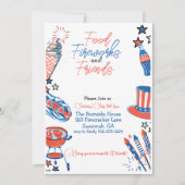 Invitation Du Parti Du 4 Juillet (Devant)