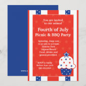 Invitation du Parti du 4 juillet (Devant / Derrière)