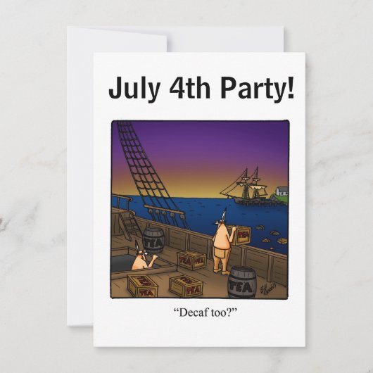 Invitation du Parti du 4 juillet (Devant)