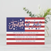 Invitation du Parti du drapeau américain du 4 juil (Debout devant)