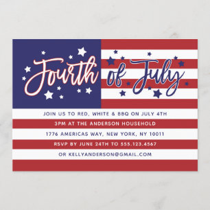 Invitation du Parti du drapeau américain du 4 juil