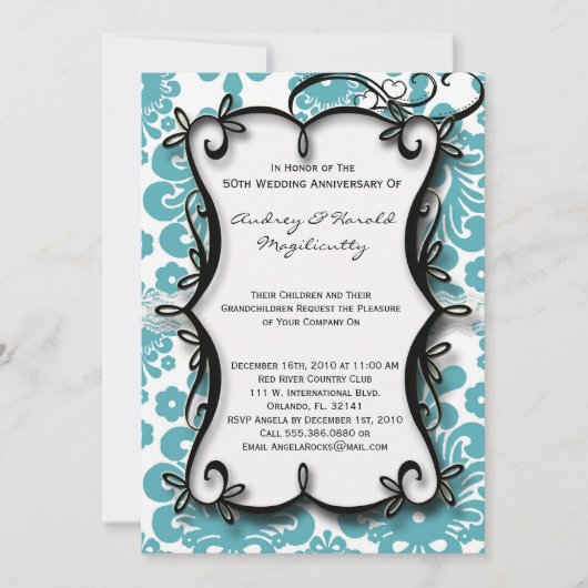 Invitation du Parti du mariage (Devant)