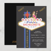 Invitation du Parti Elizabeth_Bachelorette (Devant / Derrière)