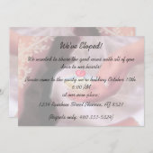 Invitation du parti Elopement (Devant / Derrière)