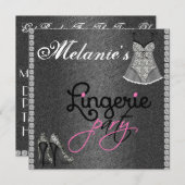 Invitation du parti Fling Lingerie (Devant / Derrière)