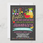 Invitation du Parti Frutti à deux tti 2e fête d'an (Devant)