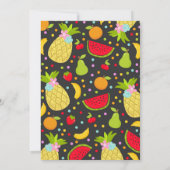 Invitation du Parti Frutti à deux tti 2e fête d'an (Dos)