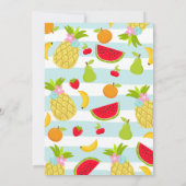 Invitation du Parti Frutti à deux tti 2e fête d'an (Dos)