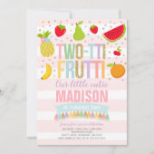 Invitation du Parti Frutti à deux tti 2e fête d'an (Devant)