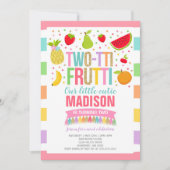 Invitation du Parti Frutti à deux tti 2e fête d'an (Devant)