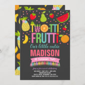 Invitation du Parti Frutti à deux tti 2e fête d'an (Devant / Derrière)