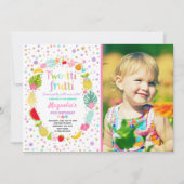 Invitation du Parti Frutti à deux tti 2e fête d'an (Devant)