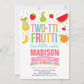 Invitation du Parti Frutti à deux tti 2e fête d'an (Devant)