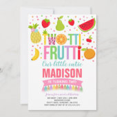 Invitation du Parti Frutti à deux tti 2e fête d'an (Devant)