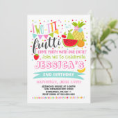 Invitation du Parti Frutti à deux tti 2e fête d'an (Debout devant)