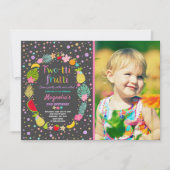 Invitation du Parti Frutti à deux tti 2e fête d'an (Devant)