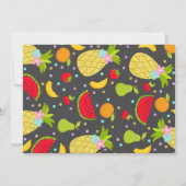 Invitation du Parti Frutti à deux tti 2e fête d'an (Dos)