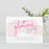 Invitation du parti Galentines | Saint Valentin (Debout devant)
