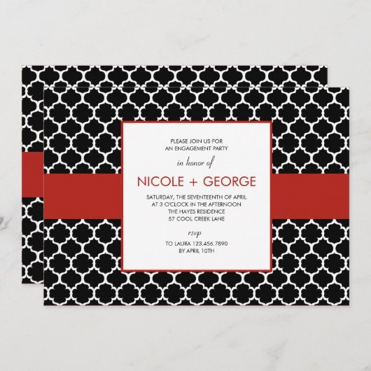 Invitation du Parti Général de la bande Chic (Ruby (Devant / Derrière)