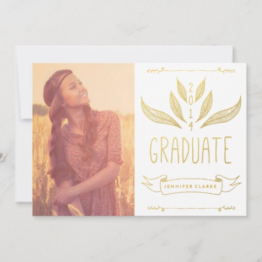 INVITATION DU PARTI GOLD GRADUATION 2014 (Devant)