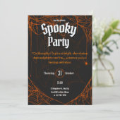 Invitation du parti Gothic Éffrayant Halloween (Debout devant)