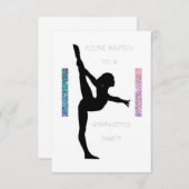 Invitation du parti Gymnastique (Devant / Derrière)