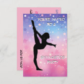 Invitation du parti Gymnastique (Devant / Derrière)