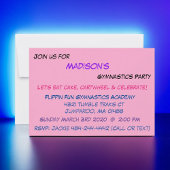 Invitation du parti Gymnastique