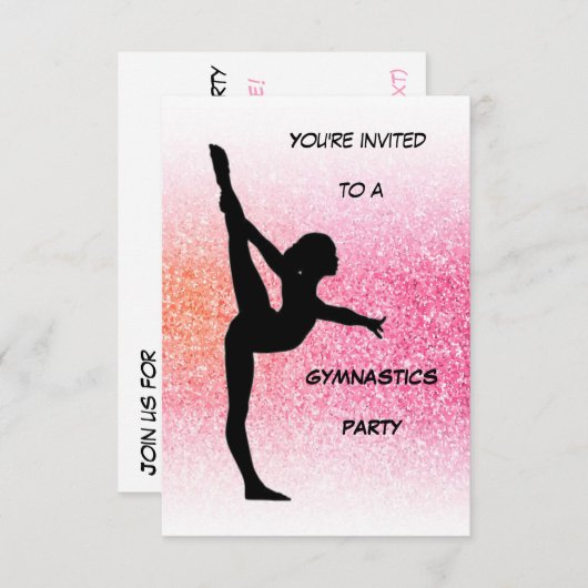 Invitation du parti Gymnastique (Devant / Derrière)