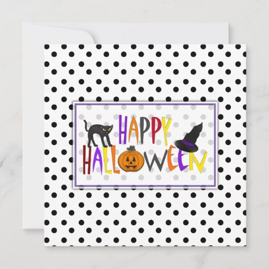 Invitation du parti Halloween (Devant)