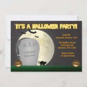 Invitation du parti Halloween (Devant)