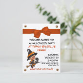 Invitation du parti Halloween (Debout devant)