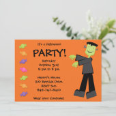 Invitation du parti Halloween (Debout devant)