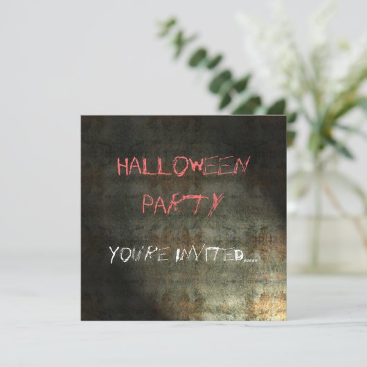 Invitation du parti Halloween (Debout devant)