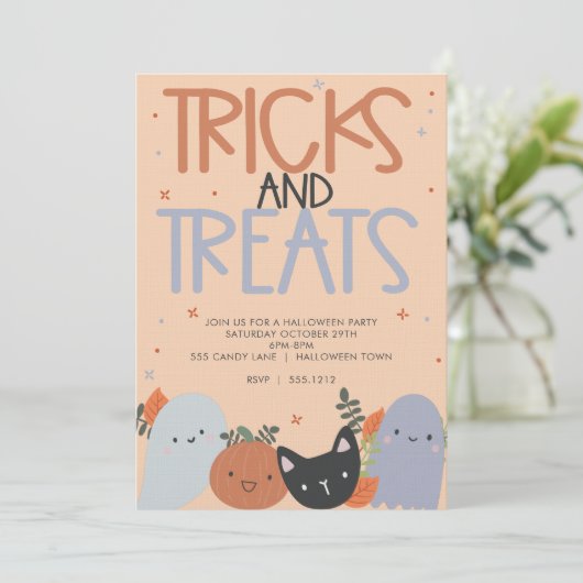 Invitation DU PARTI HALLOWEEN (Debout devant)