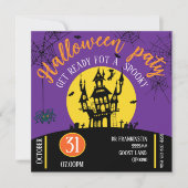 Invitation du parti Halloween (Devant)