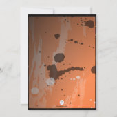 Invitation du parti Halloween (Dos)