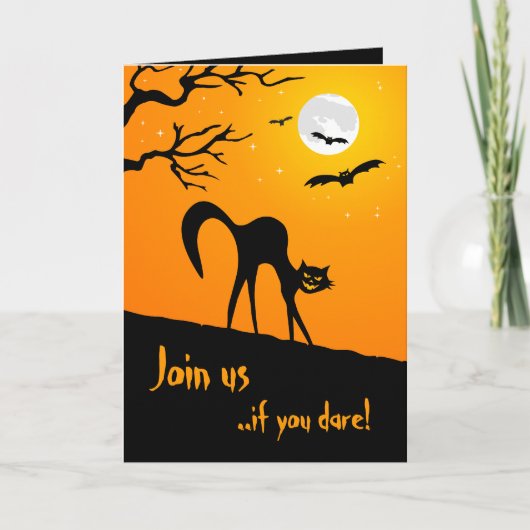 Invitation du parti Halloween (Devant)