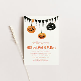 Invitation du parti Halloween