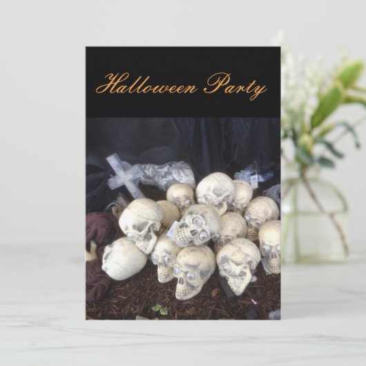 Invitation du parti Halloween (Debout devant)