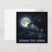 Invitation du parti Halloween (Devant / Derrière)