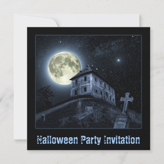 Invitation du parti Halloween (Devant)